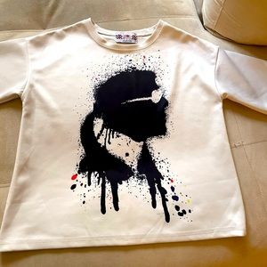 Karl Lagerfeld Spray Aerosol Print shirt